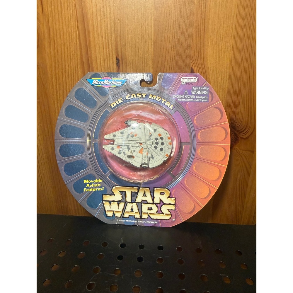 Star Wars Micro Machines Millennium Falcon Die-Cast Metal Galoob 66260 NIP 1997